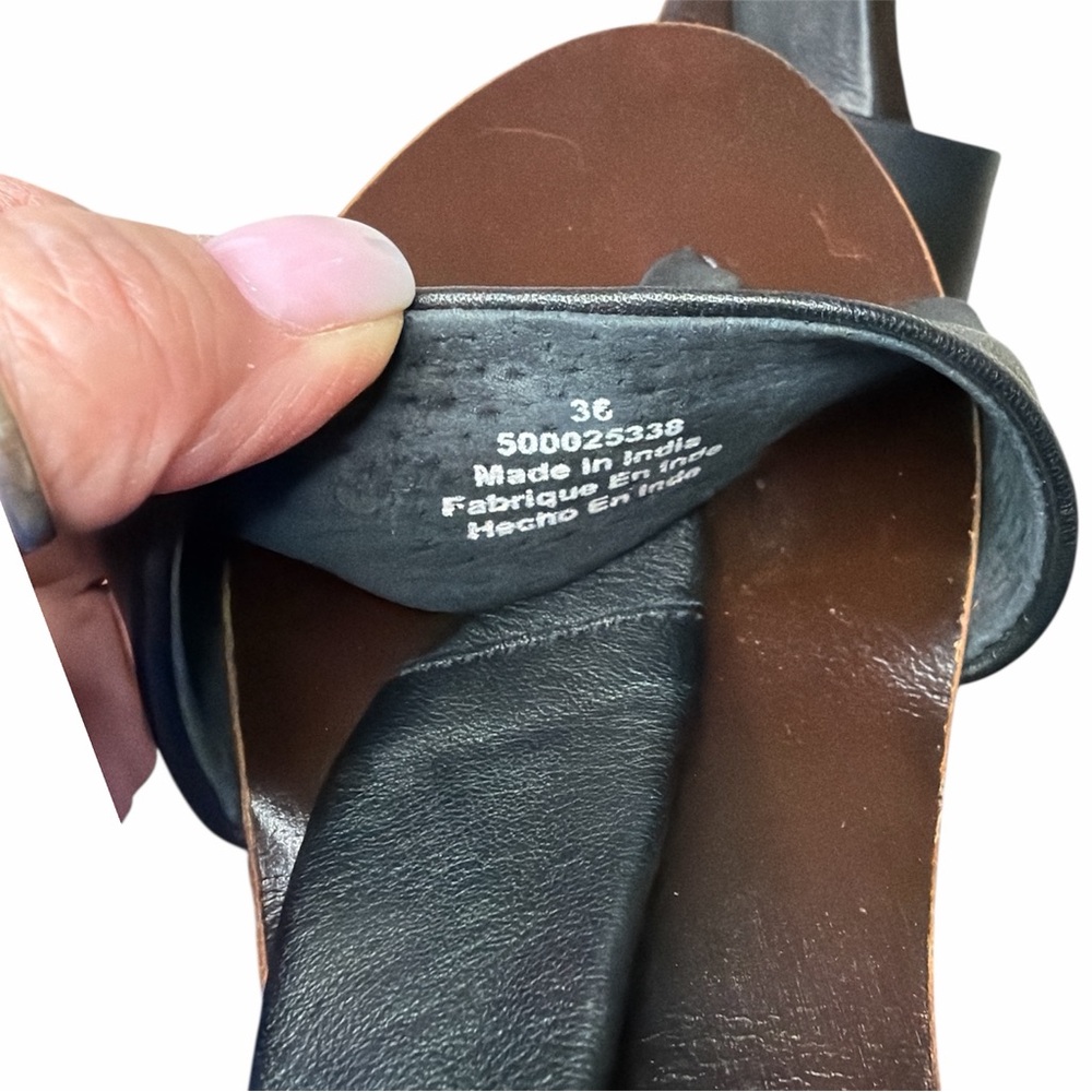 Free People Black and Brown Women's Sandals - Picture 2 of 3